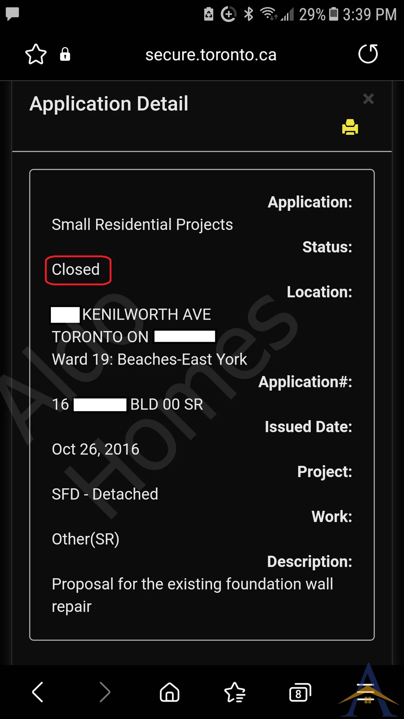 Emergency Engineering Review in Toronto: Kenilworth Avenue, photo 4