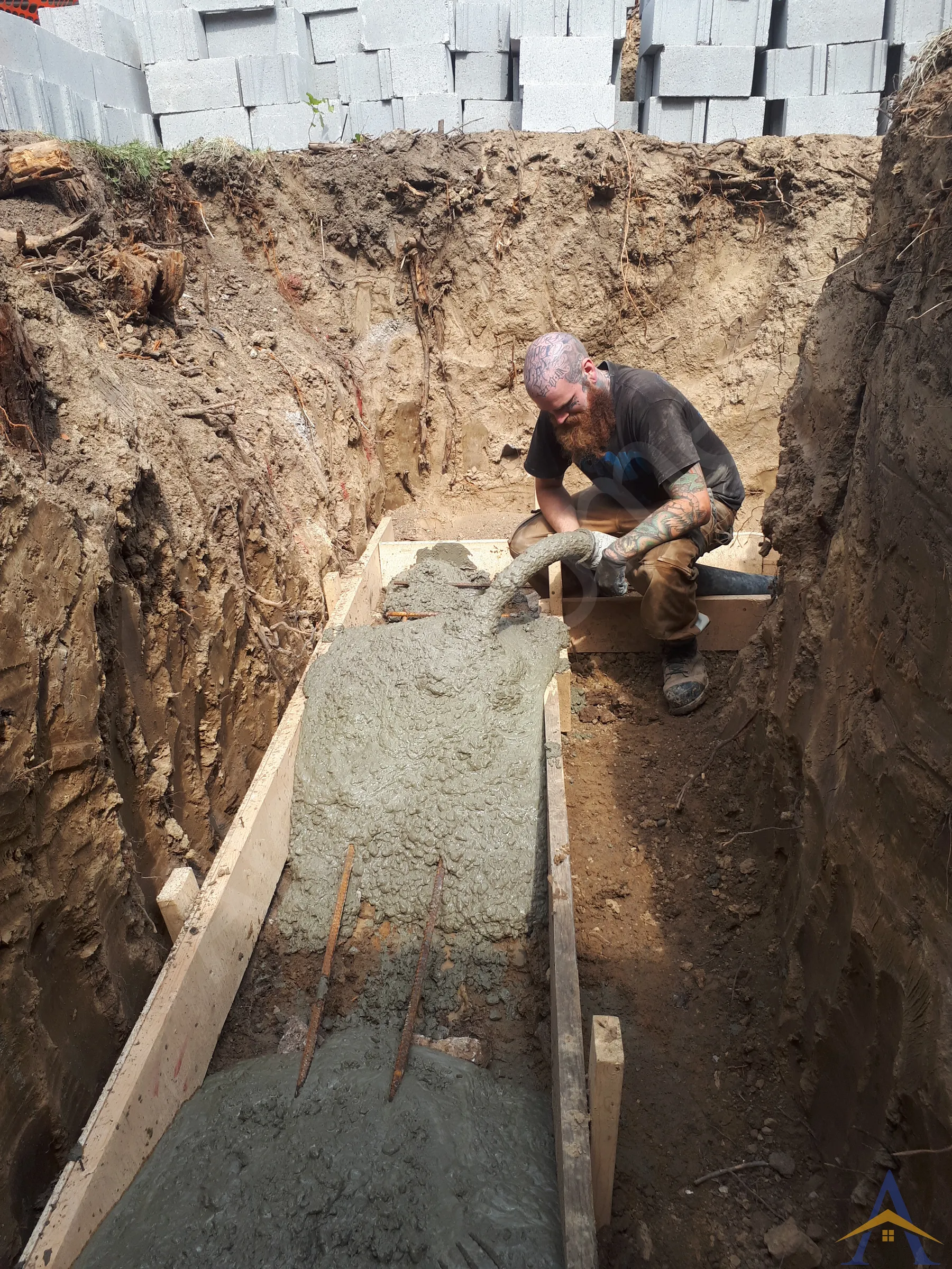 Foundation Construction for a Full Home Rebuild in Toronto: Arlington Avenue, photo 8