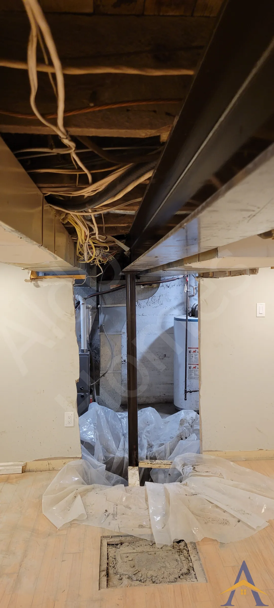 Basement Steel Beam Installation in Oshawa: Jarvis, photo 12