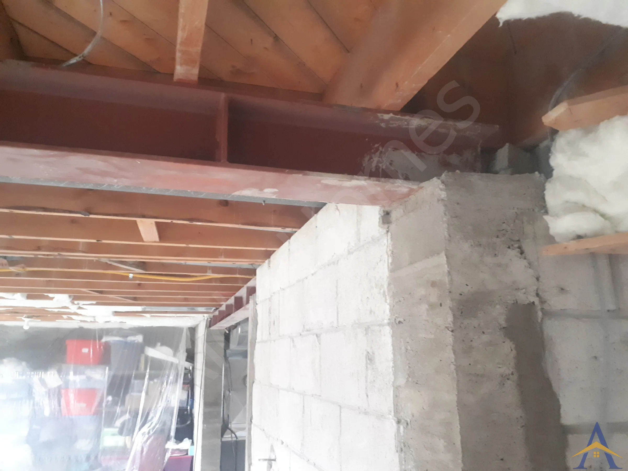 Basement Steel Beam Installation in North York: Tavistock, photo 3