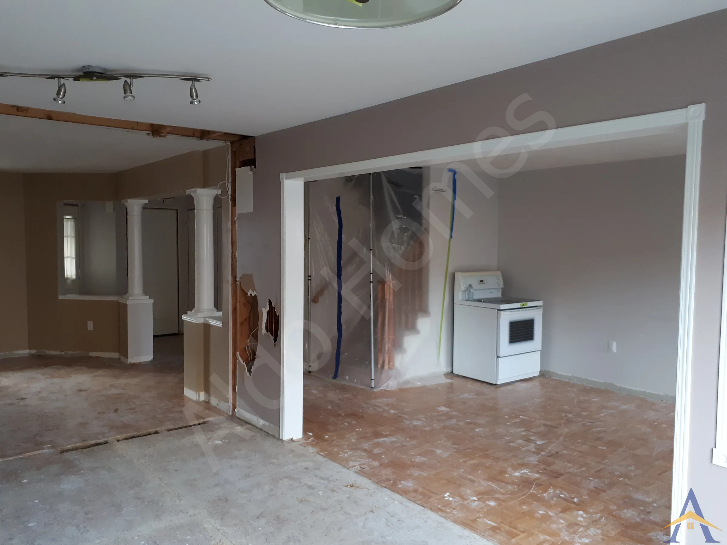 Load-Bearing Wall Removal in Whitby: Aster Cres
