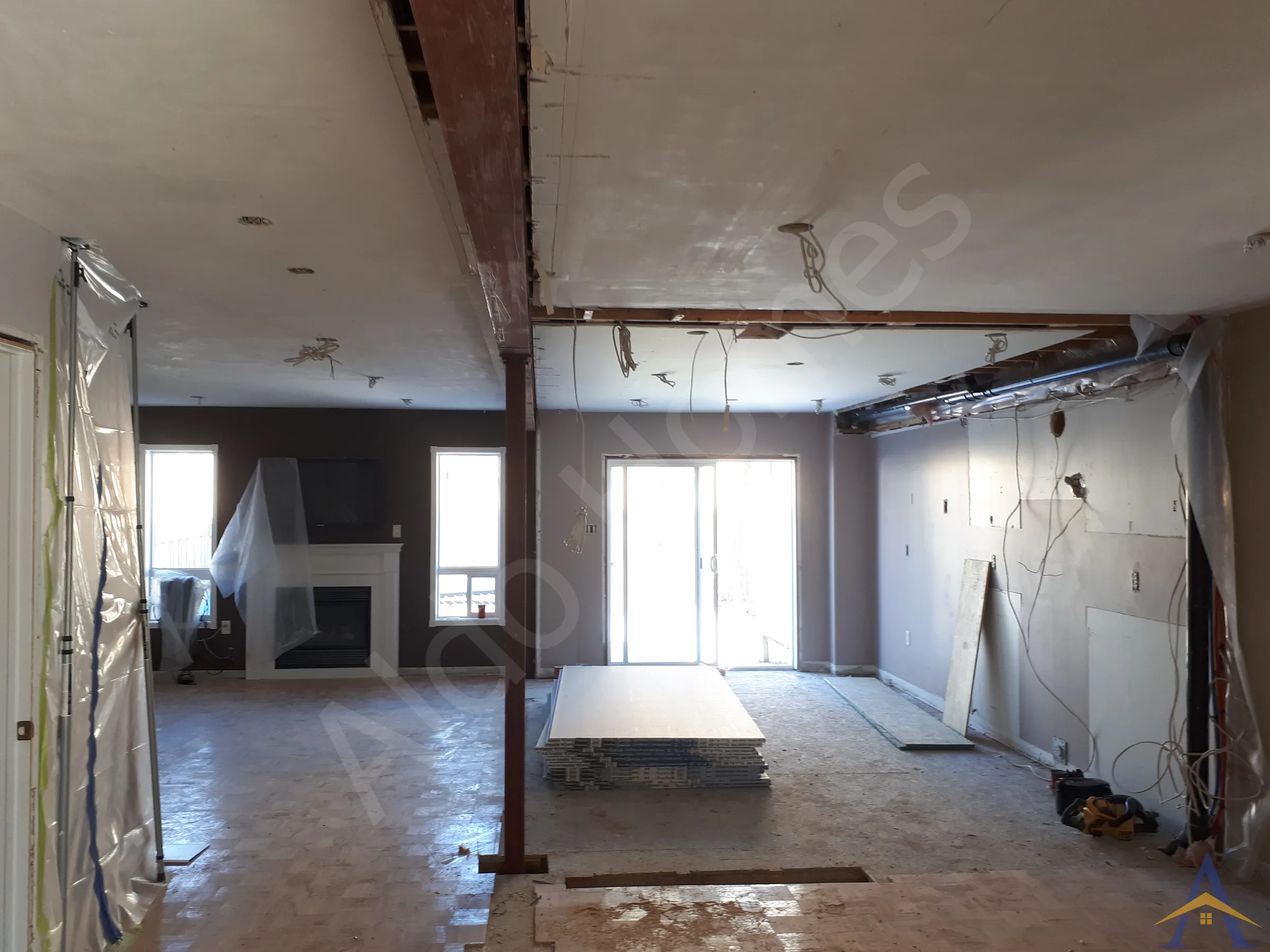 Load-Bearing Wall Removal in Whitby: Aster Cres, photo 6