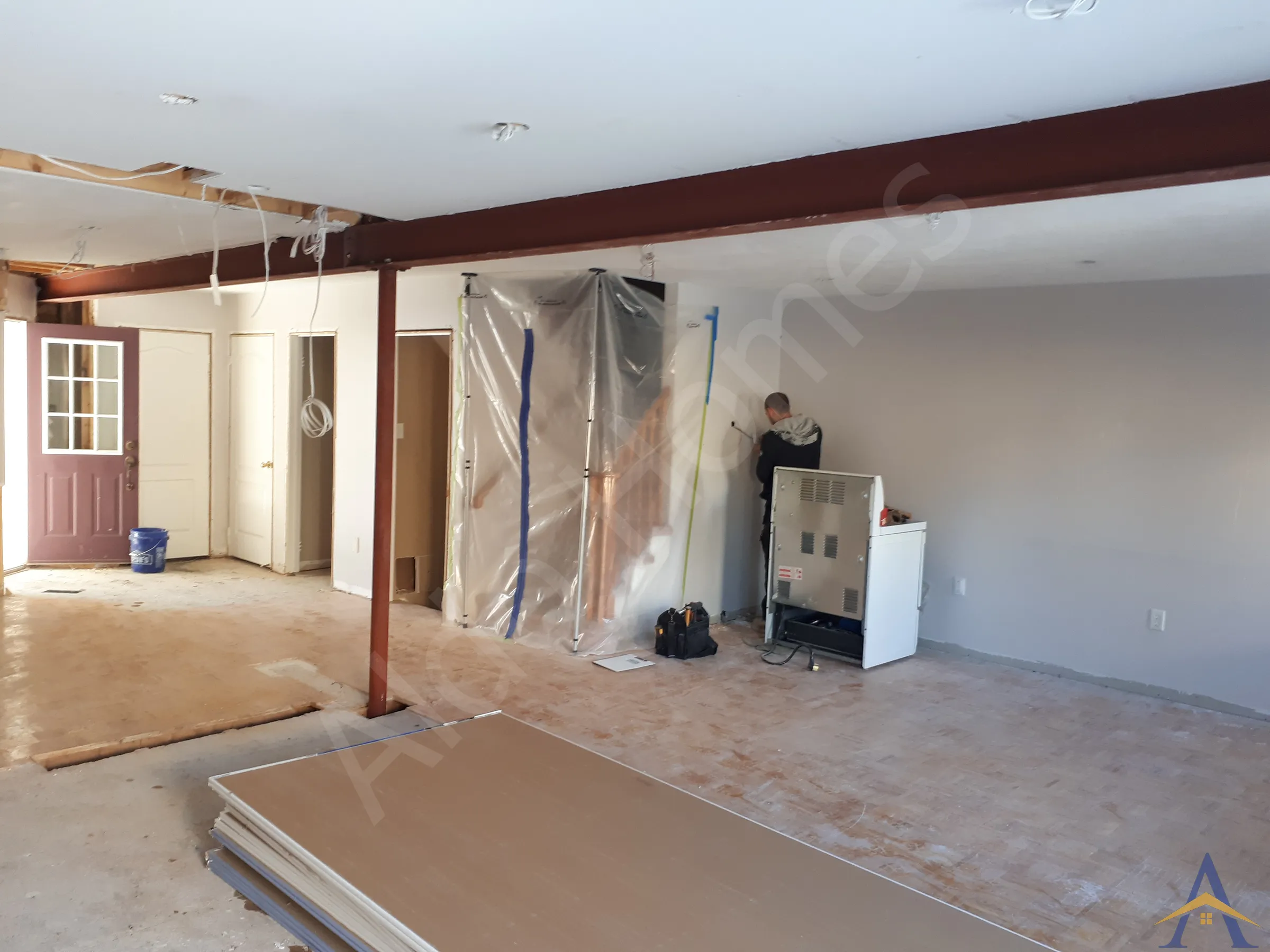 Load-Bearing Wall Removal in Whitby: Aster Cres, photo 7