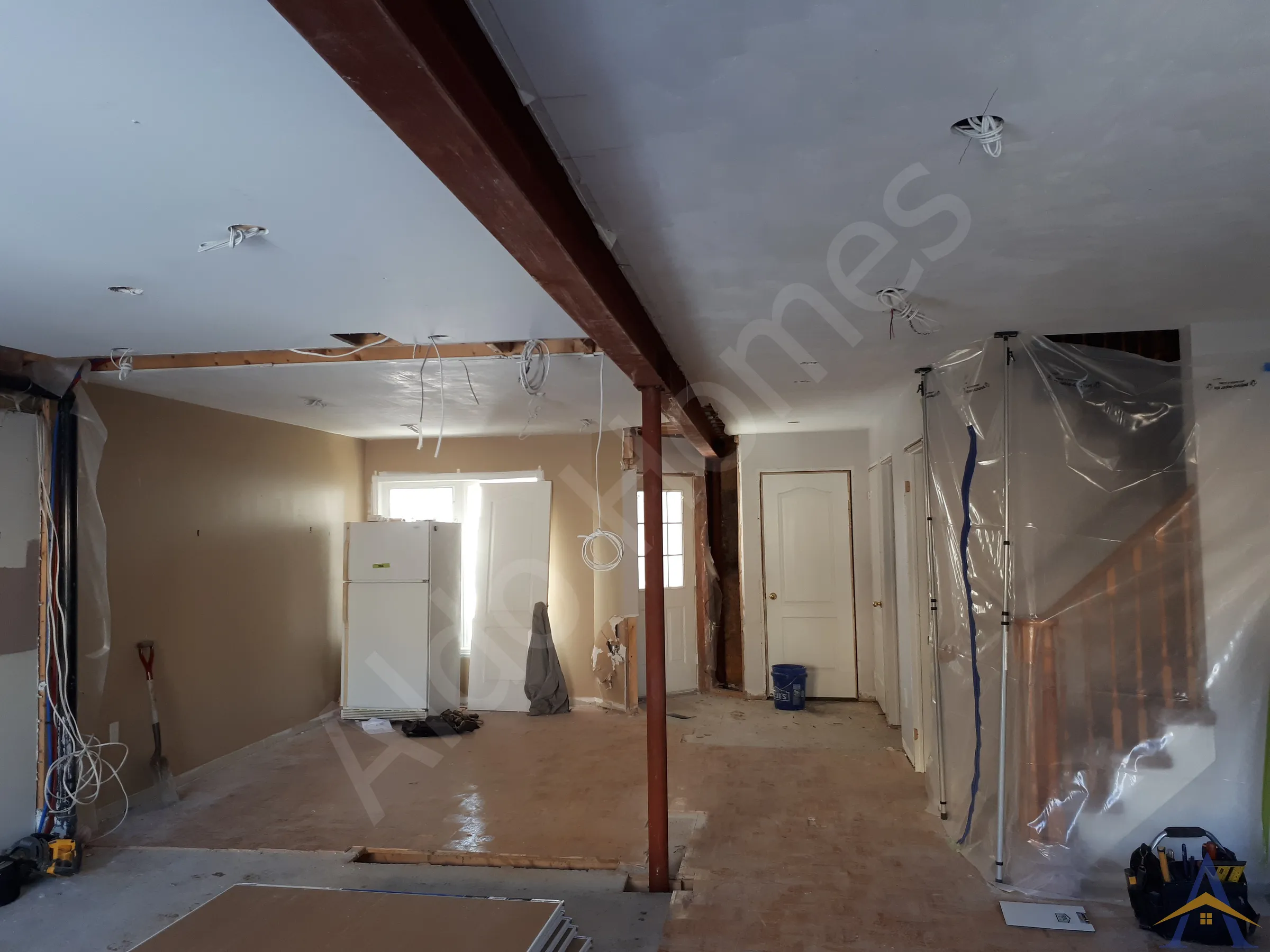 Load-Bearing Wall Removal in Whitby: Aster Cres, photo 9