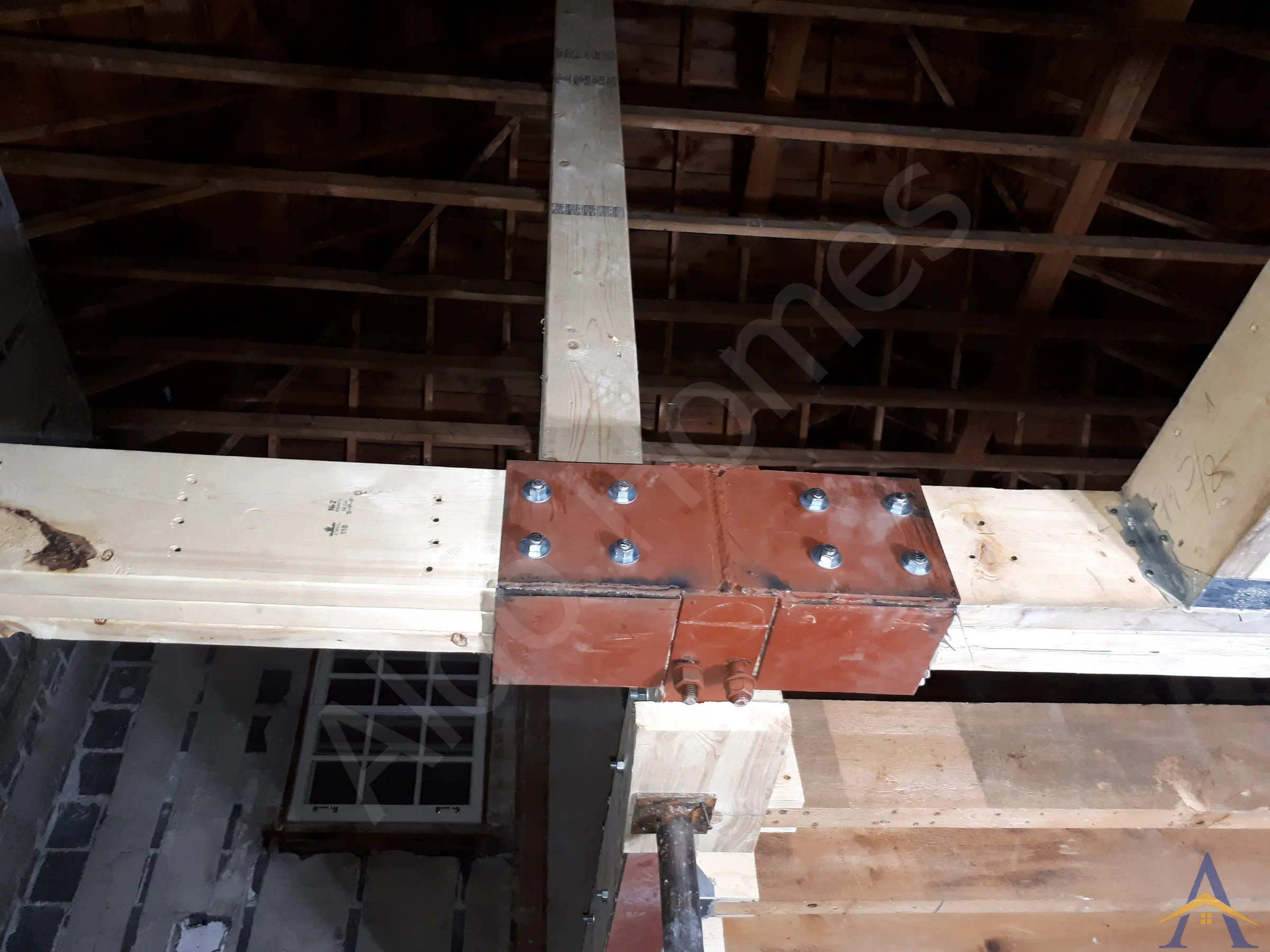 Basement Steel Beam Installation in Toronto: Peveril Hill N, photo 5
