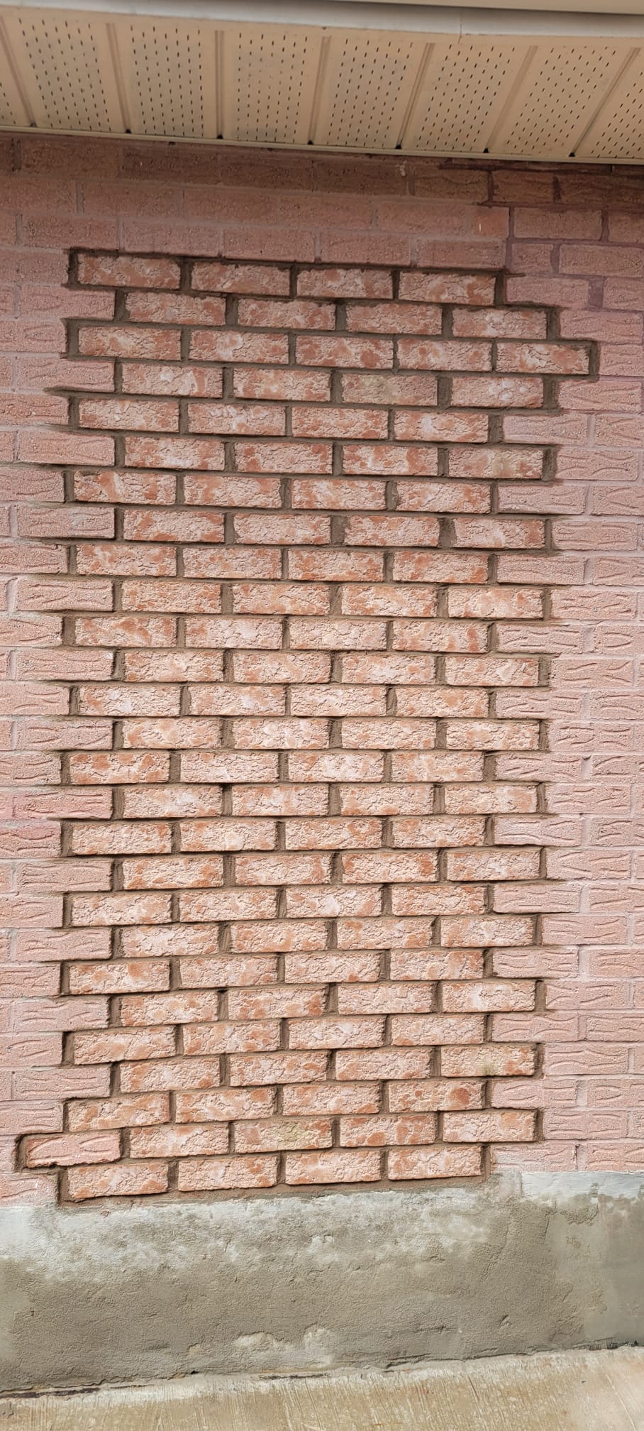 Garage Door Brick-Up in Toronto: Glencairn Ave, photo 3